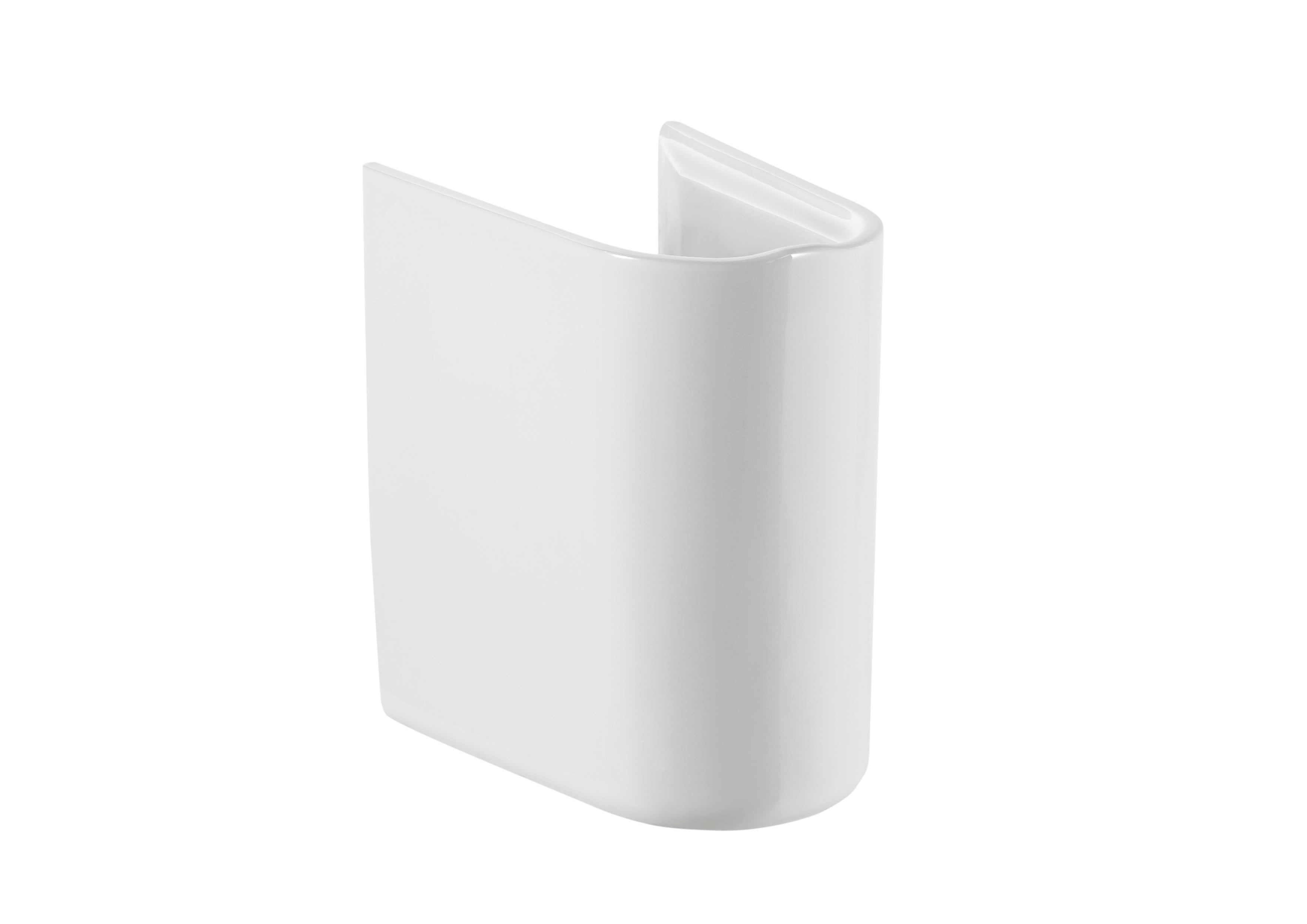 Roca – Полуконзола за умивалник 20×29×32.5см Glossy White бял гланц A337991000