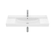 Roca Ona Умивалник за Стенен Монтаж FINECERAMIC® Rectangular Интегриран Плот Glossy White A32768A000 - Stonea.BG