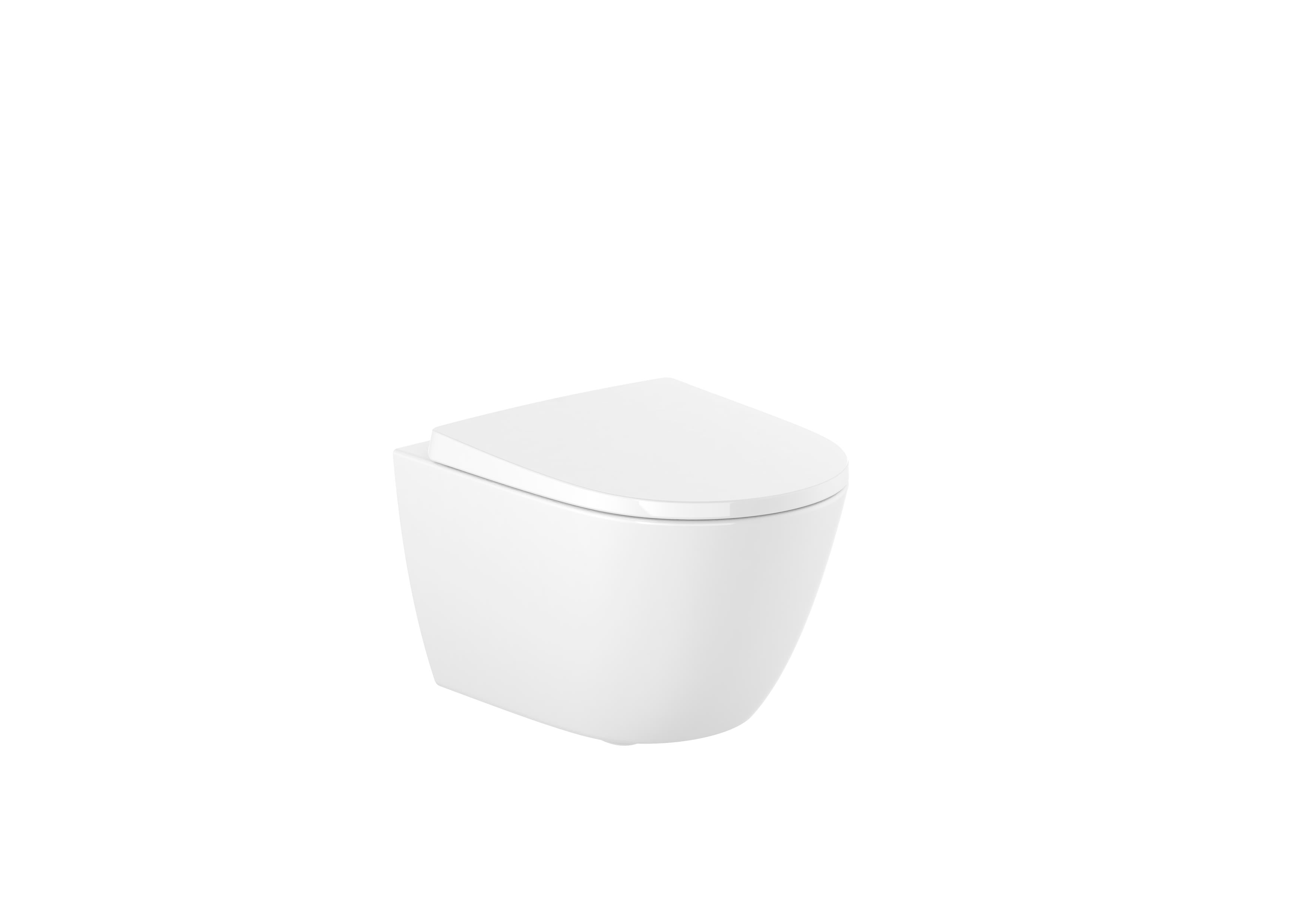 Roca Ona Окачена Компактна Тоалетна Чиния Rimless Glossy White A346688000 - Stonea.BG