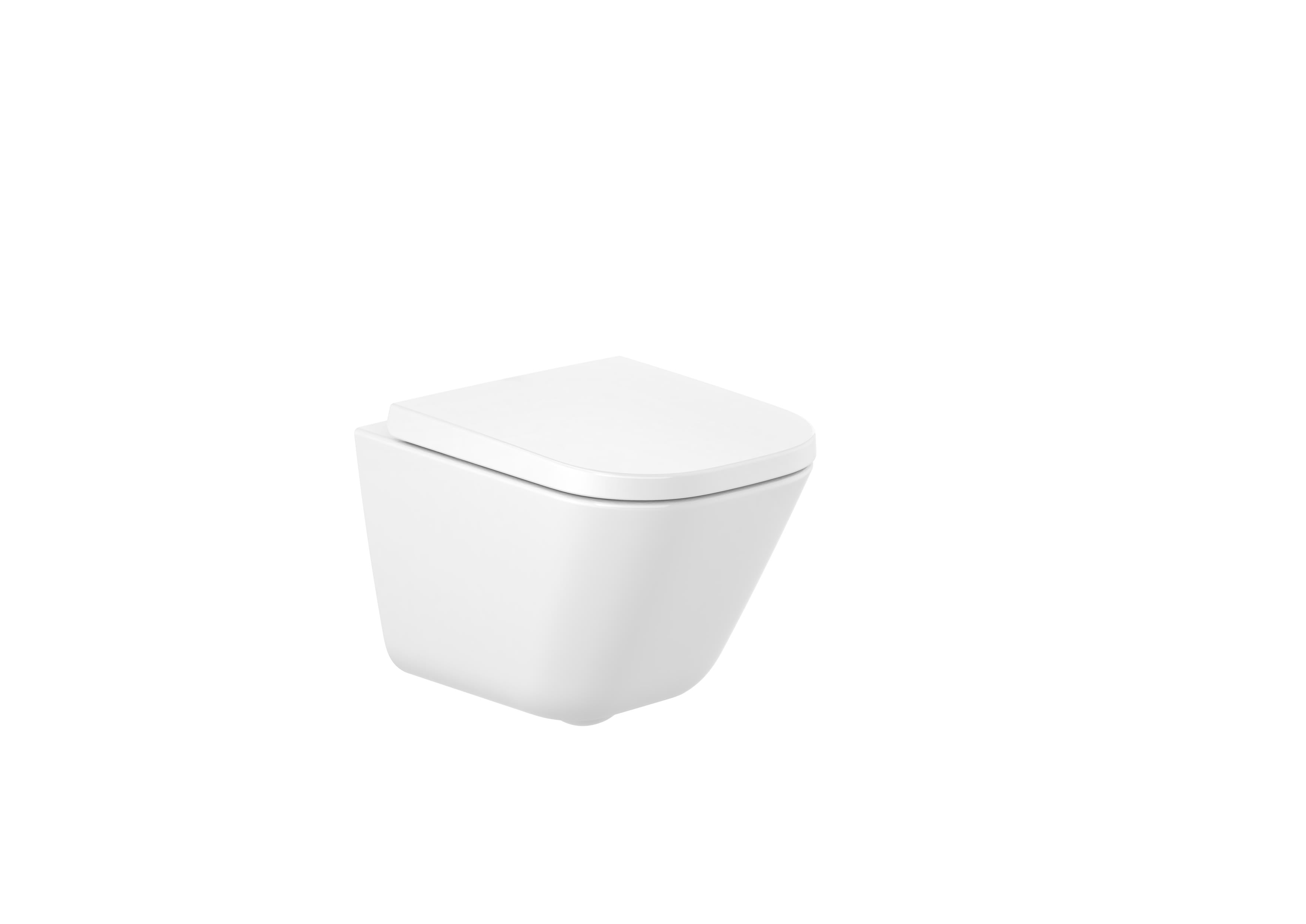 Roca The Gap Окачена компактна тоалетна чиния Rimless правоъгълна White A34647A000