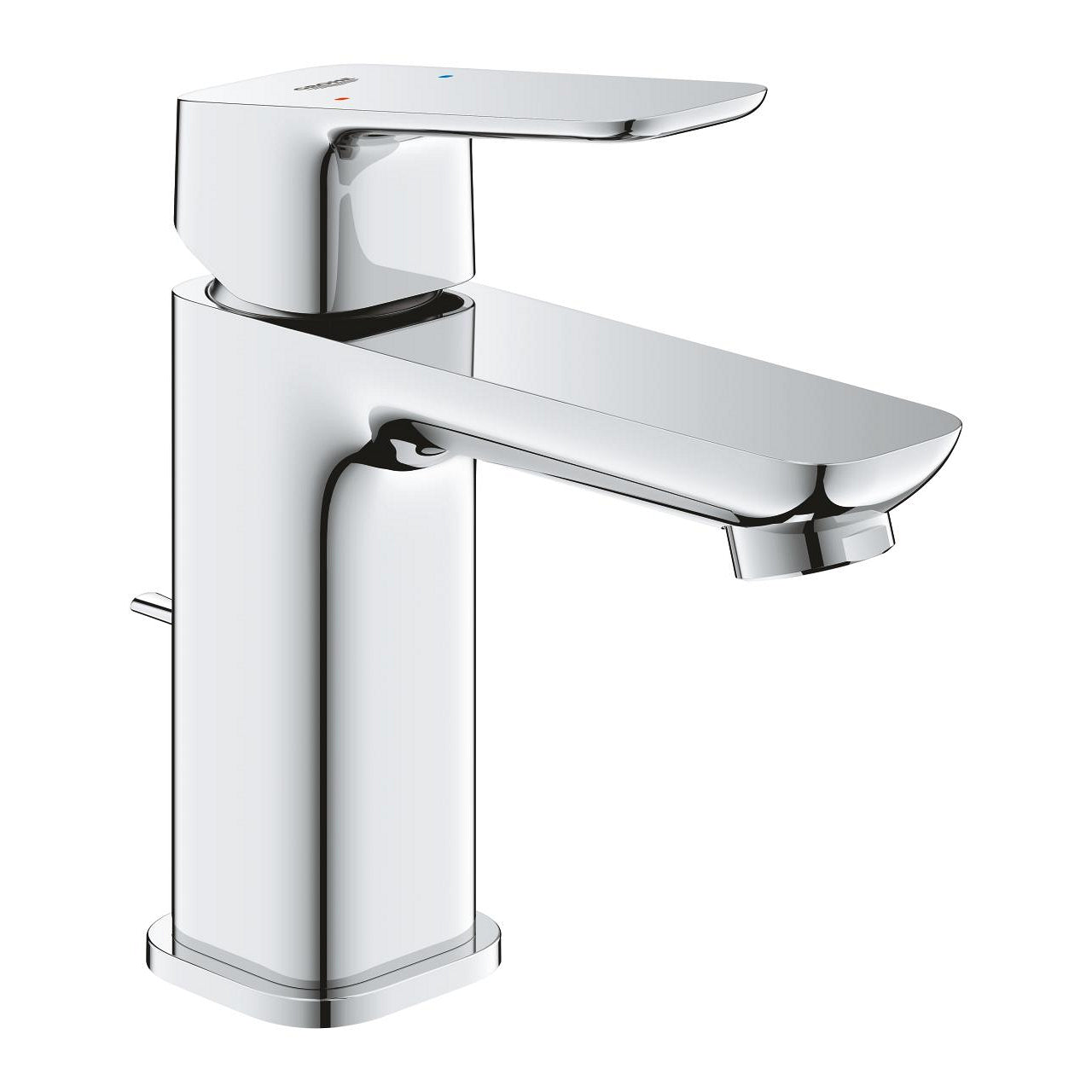 GROHE Cubeo Смесител умивалник S-размер с изпразнител Хром 10 169 40000 - Stonea.BG