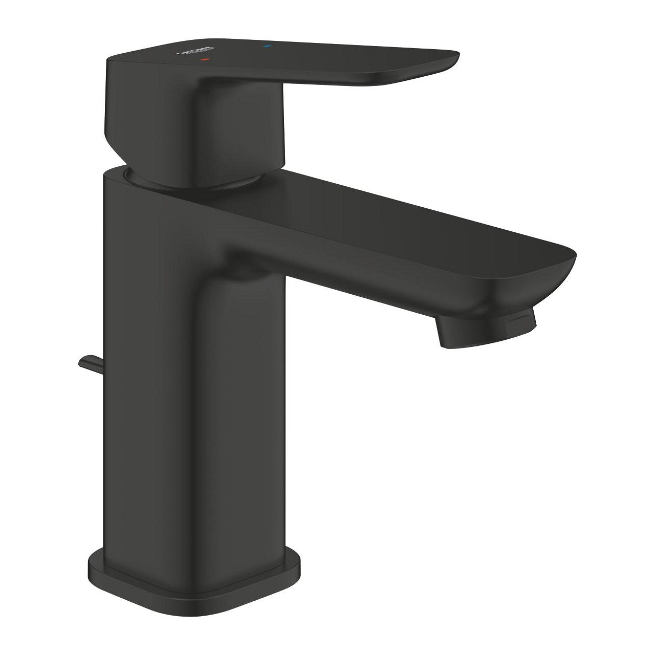 GROHE Cubeo Смесител умивалник S-размер с изпразнител Matte Black 10 169 42430 - Stonea.BG