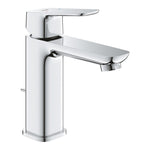 GROHE Cubeo Смесител умивалник M-размер с изпразнител Хром 10 174 90000 - Stonea.BG