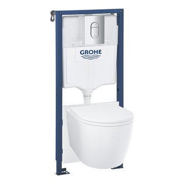 GROHE Solido 4 в 1 Arena Cosmopolitan + BauCeramica + Тънка Седалка 10 384 9SH00 - Stonea.BG