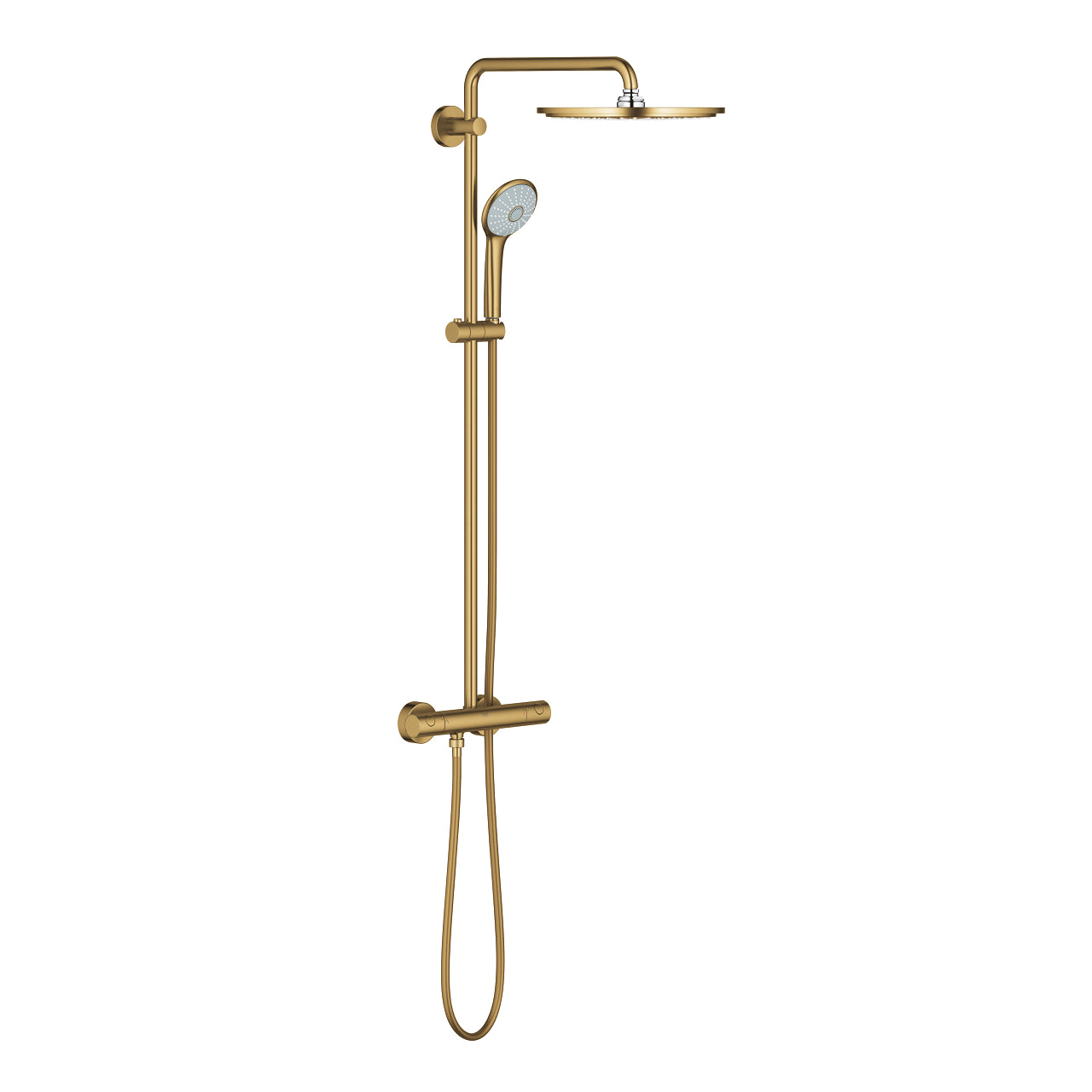 GROHE Euphoria 310 Душ Система с Термостат Euphoria 110 Massage Brushed Cool Sunrise 26075GN0 - Stonea.BG