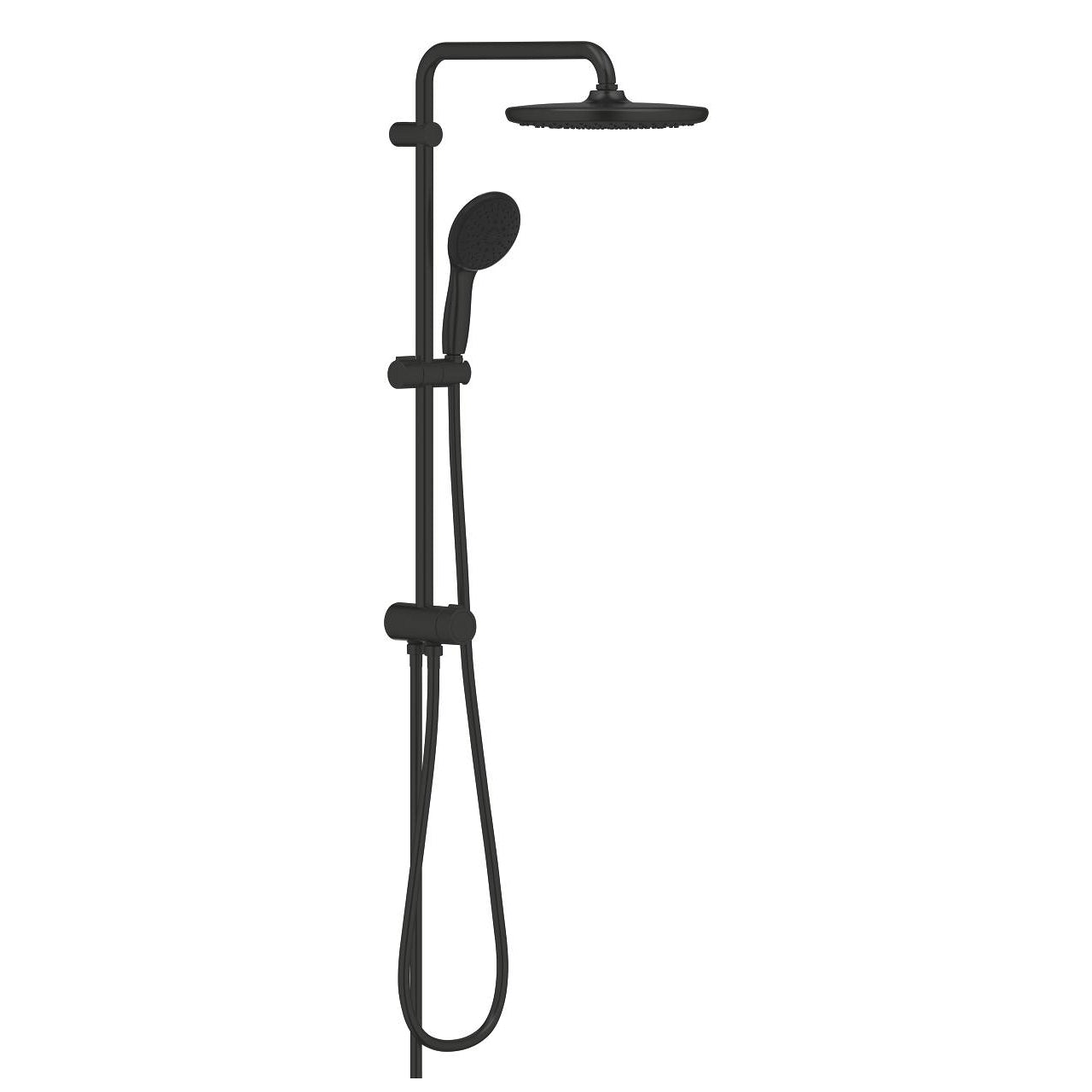 GROHE Tempesta 250 Душ Система с Превключвател Matte Black 269802431 - Stonea.BG