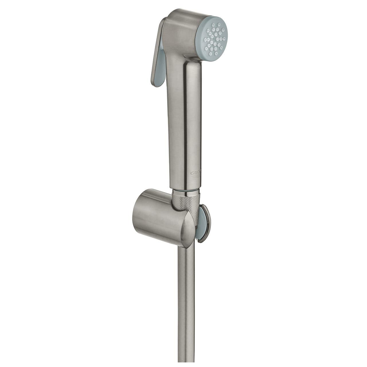 GROHE Tempesta F Тръбно Окачване с Държач и Шлаух 1250мм SuperSteel 27513DC1 - Stonea.BG