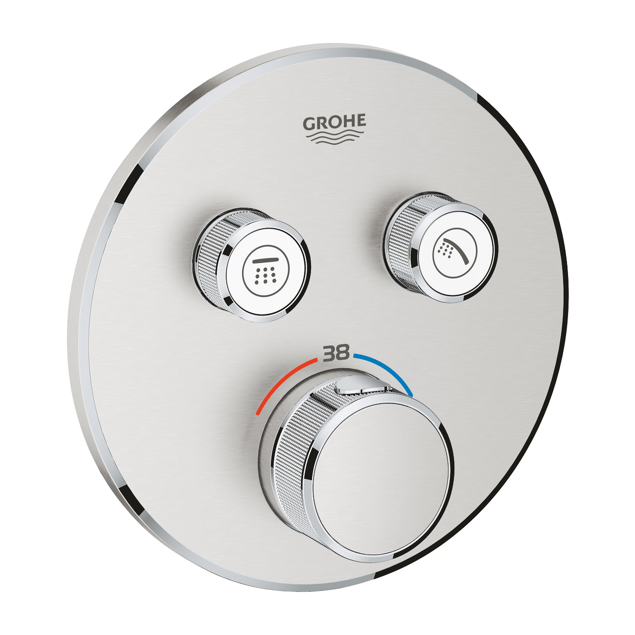 GROHE Grohtherm SmartControl Термостат за Вграждане Без Тяло SuperSteel 29119DC0 - Stonea.BG