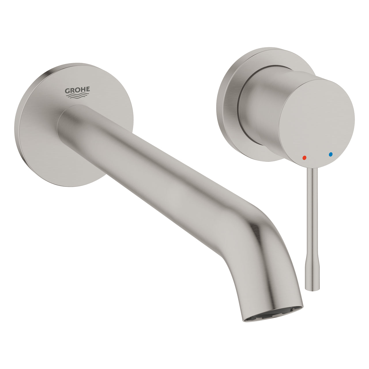 GROHE Essence I Смесител Умивалник Двудупков L Без Тяло Вграждане SuperSteel 29193DC1 - Stonea.BG
