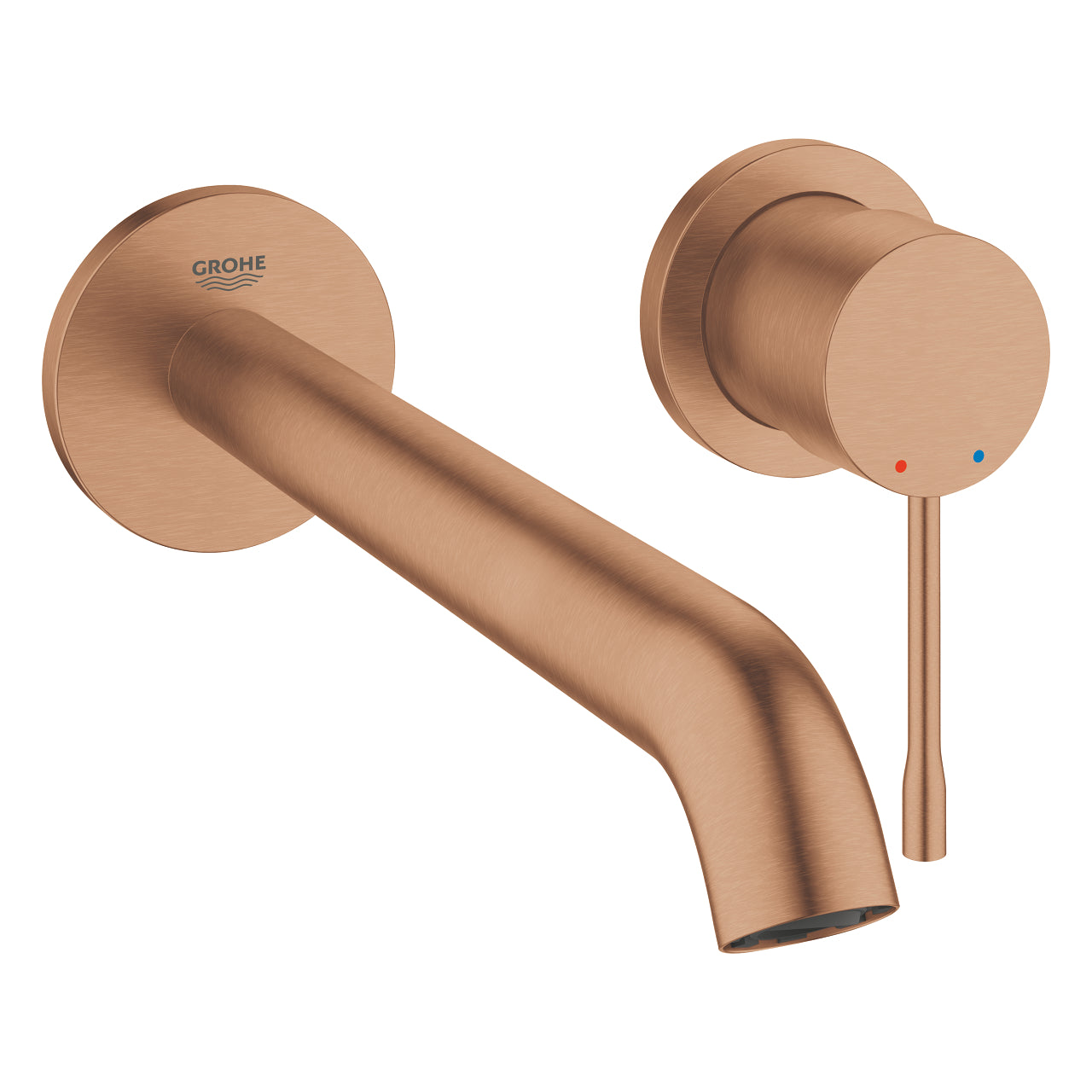 GROHE Essence Смесител Умивалник Двудупков L Без Тяло Brushed Warm Sunset 29193DL1 - Stonea.BG