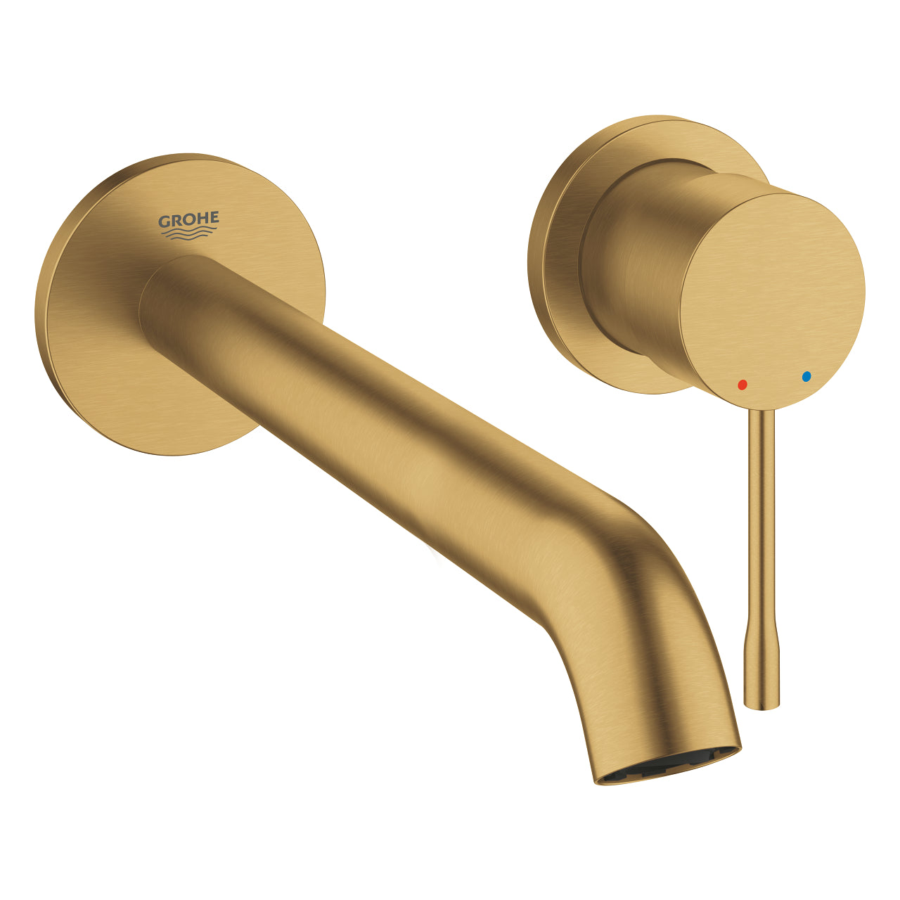 GROHE Essence Смесител Умивалник Двудупков L Без Тяло Brushed Cool Sunrise 29193GN1 - Stonea.BG