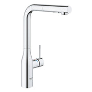 GROHE Essence Кухненски Смесител Издърпващ Се L-чучур 2 Функции Завърта 360° Chrome 30270000 - Stonea.BG