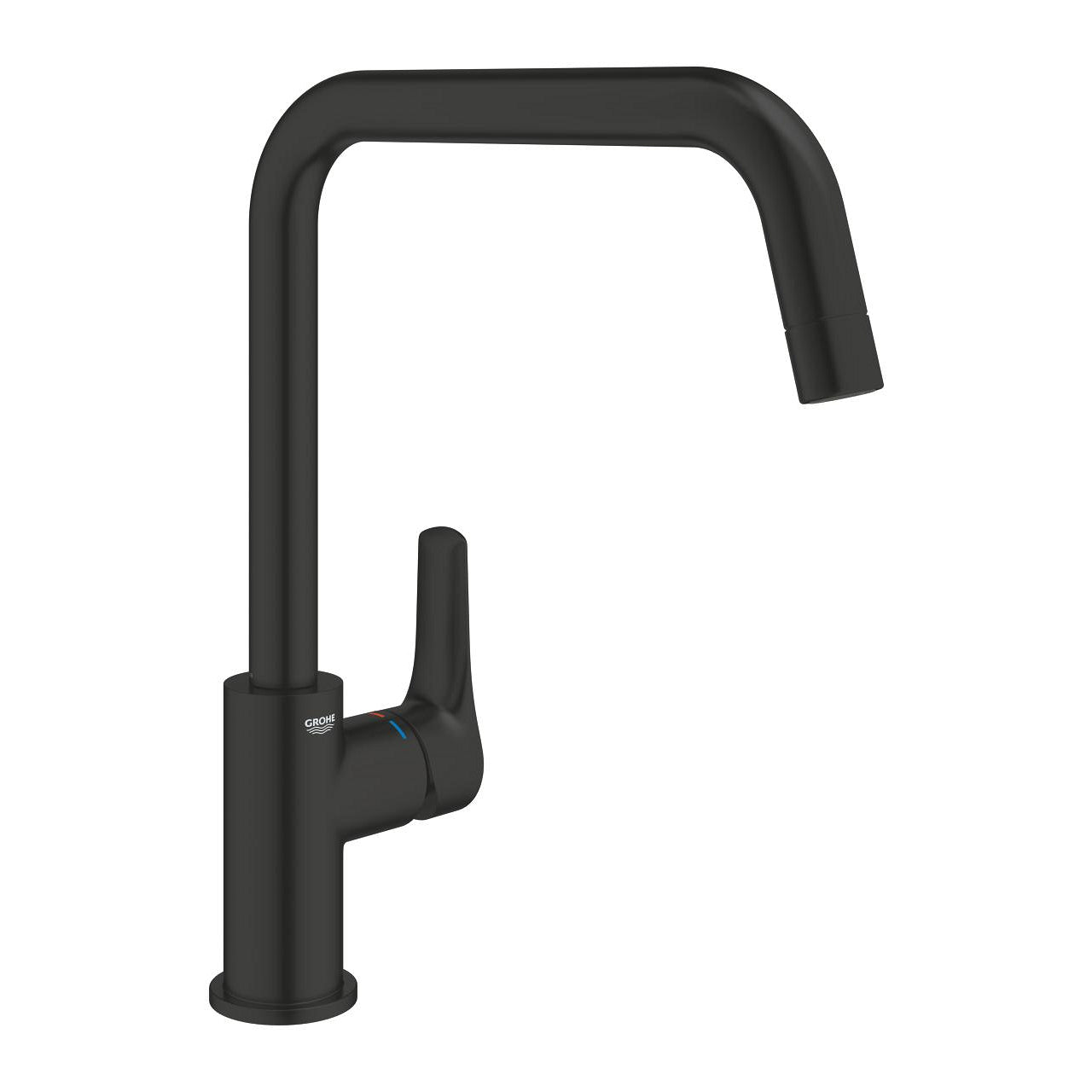 GROHE Eurosmart Кухненски Смесител U-чучур Matte Black 305672430 - Stonea.BG