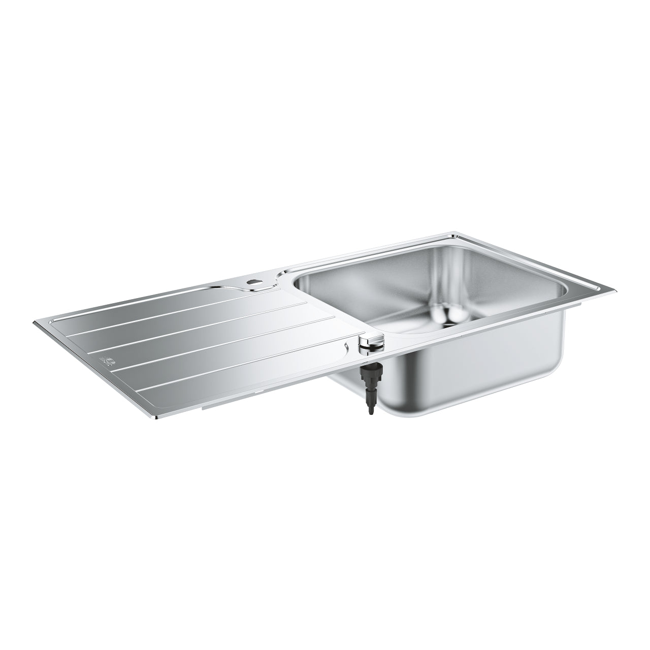 GROHE K500 Кухненска Мивка Неръждаема Стомана с Плот за Отцеждане 1 Купа 100x50cm 31563SD1 - Stonea.BG