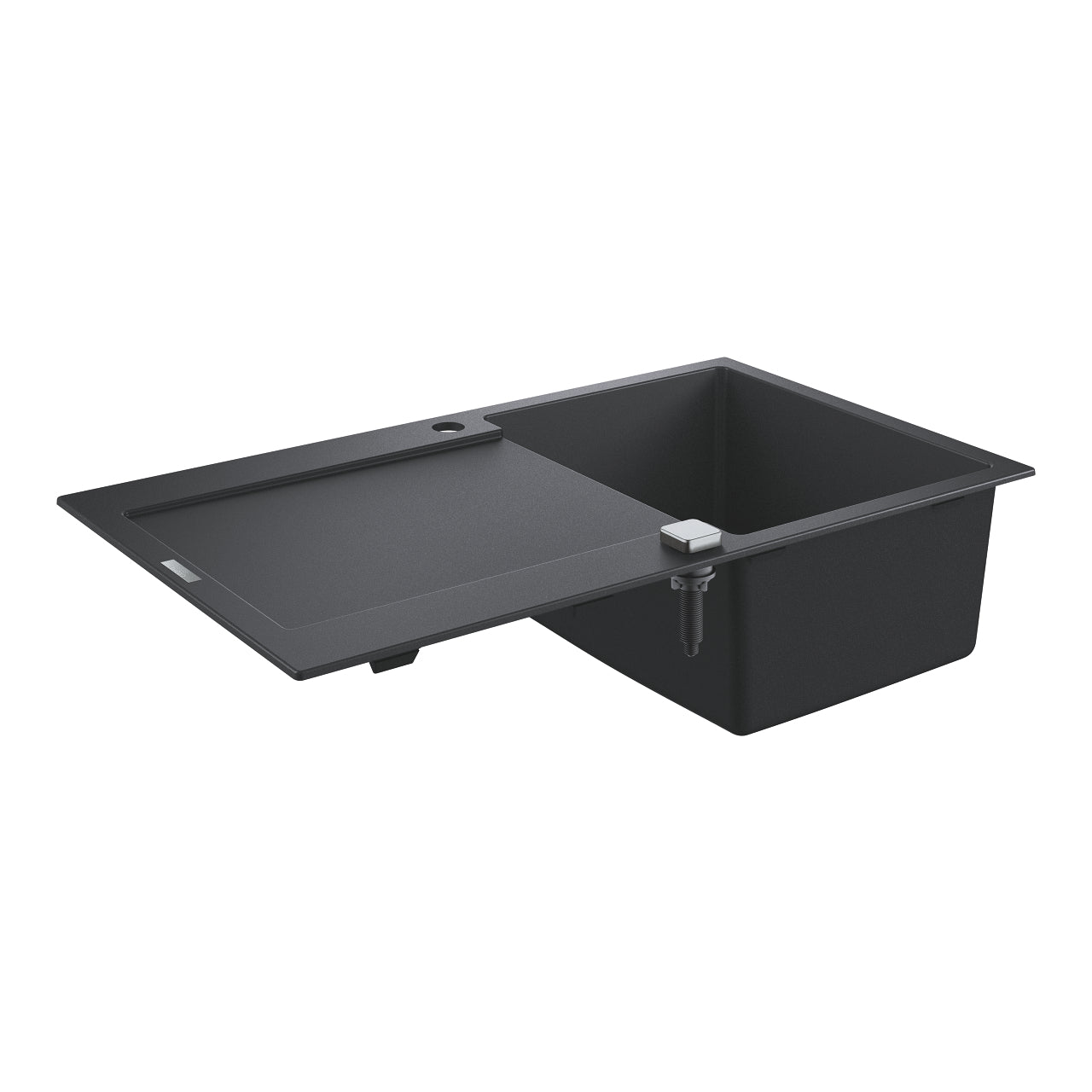 GROHE K500 Композитна Кухненска Мивка с Плот 1 Купа 86x50cm Granite Black 31644AP0 - Stonea.BG