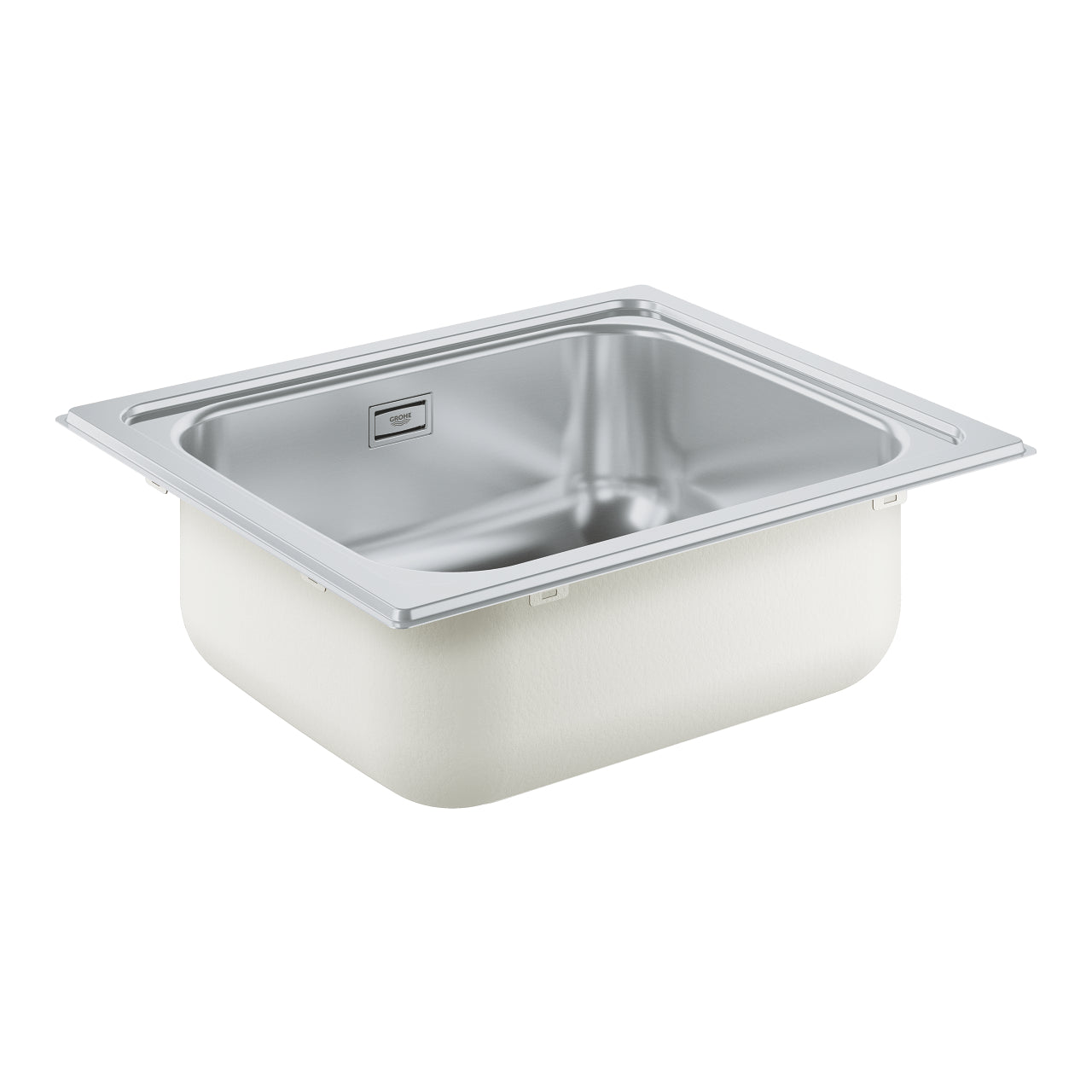 GROHE K200 Кухненска Мивка Неръждаема Стомана FastFixation 1 Купа 43.6x36cm 31719SD0 - Stonea.BG