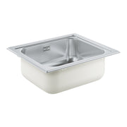 GROHE K200 Кухненска Мивка Неръждаема Стомана FastFixation 1 Купа 43.6x36cm 31719SD0 - Stonea.BG