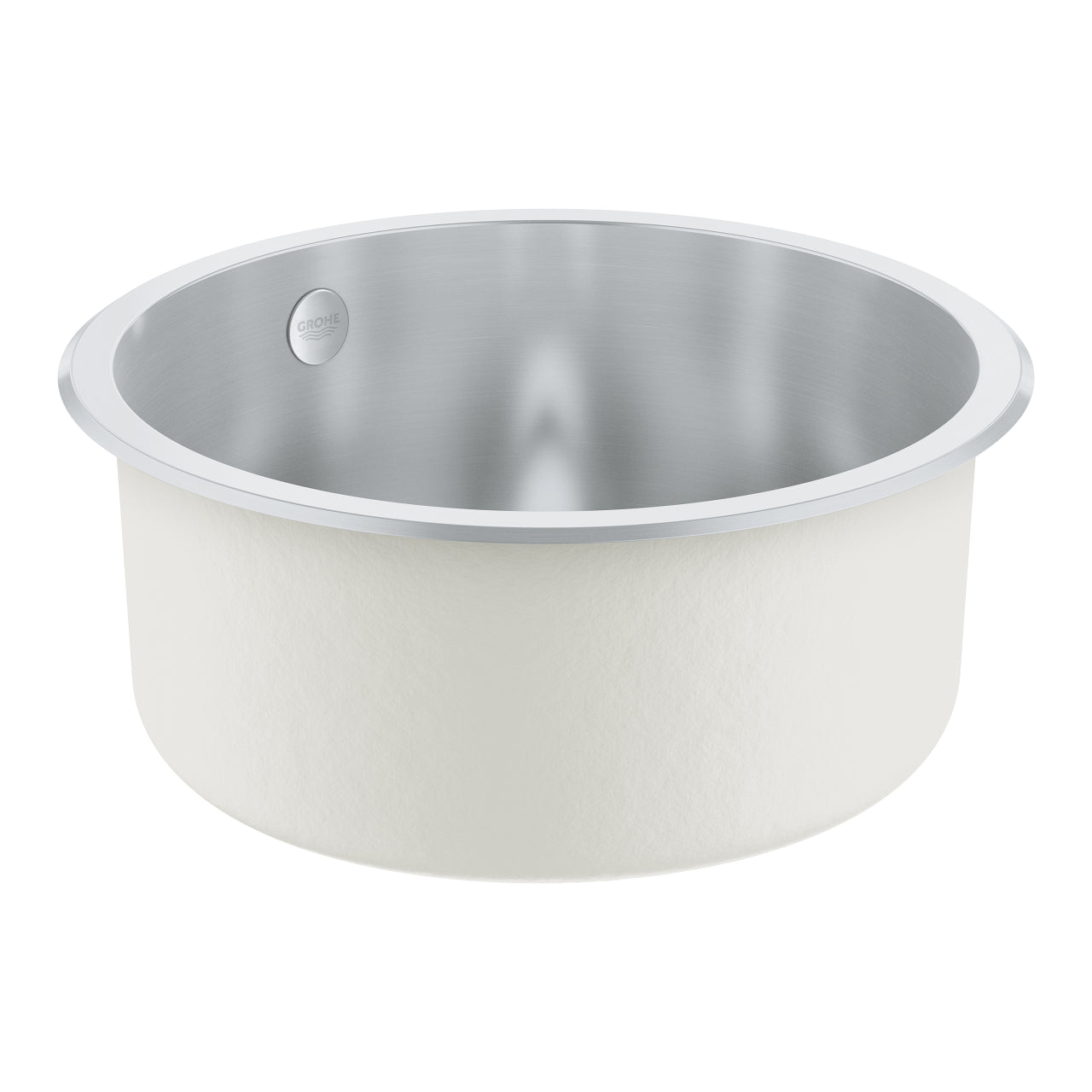 GROHE K200 Кухненска Мивка Неръждаема Стомана Кръгла 1 Купа Ø39cm 31720SD0 - Stonea.BG
