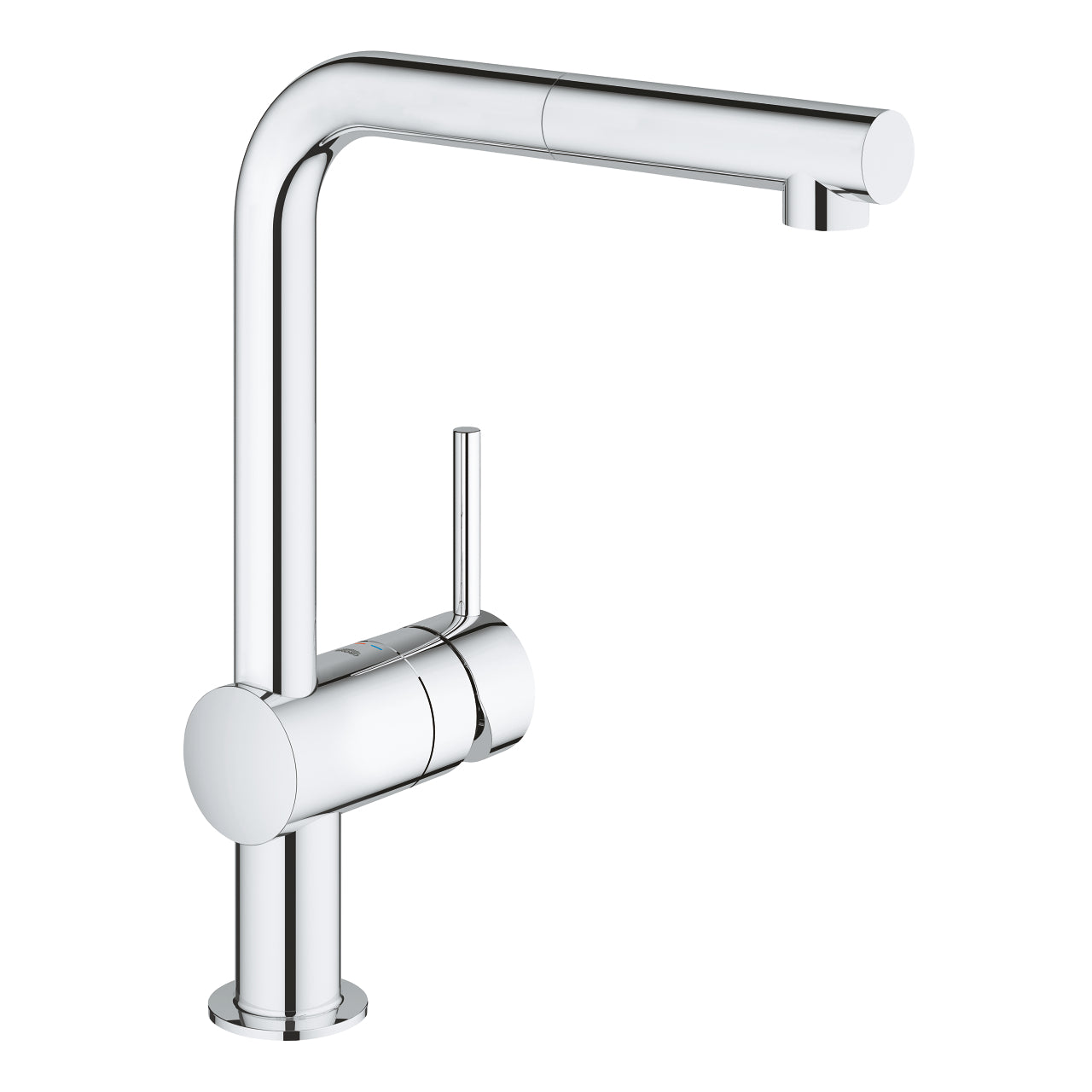GROHE Minta Кухненски Смесител Издърпващ Се L-чучур Завърта 360° Chrome 32168000 - Stonea.BG