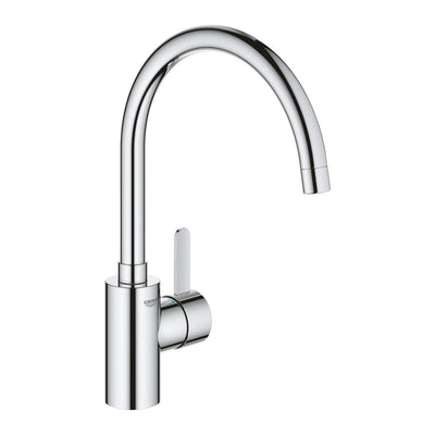 GROHE Eurosmart Cosmopolitan Кухненски Смесител Висок Чучур Завърта 140° Chrome 32843002