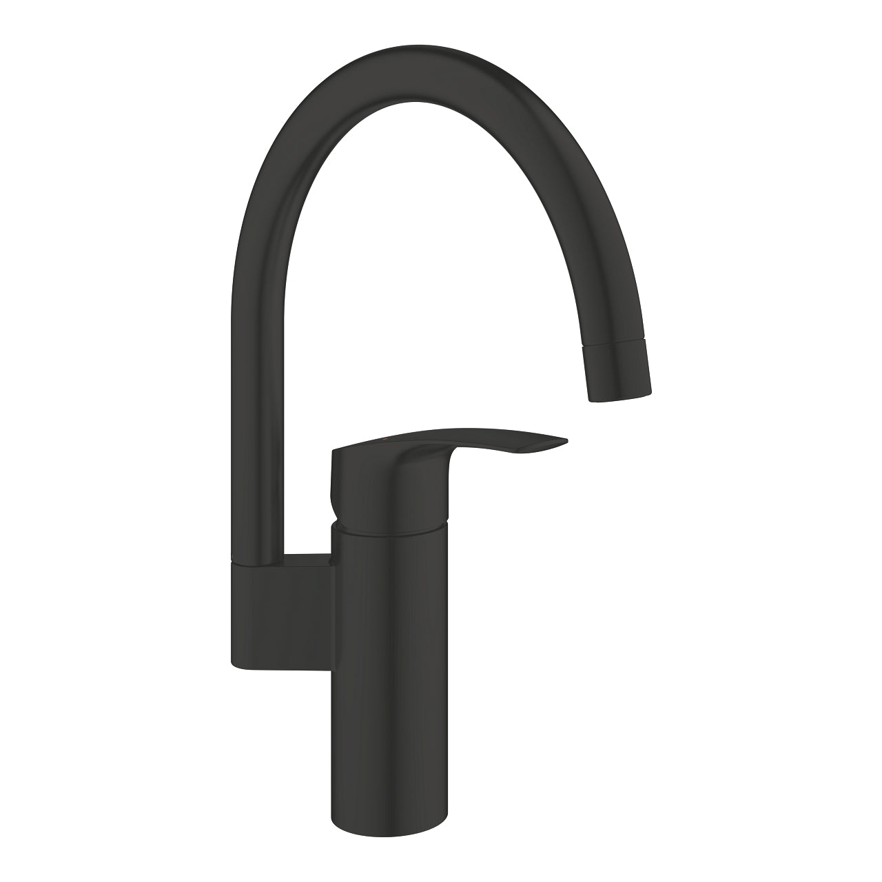 GROHE Eurosmart Кухненски Смесител Висок С-чучур Matte Black 332022433 - Stonea.BG