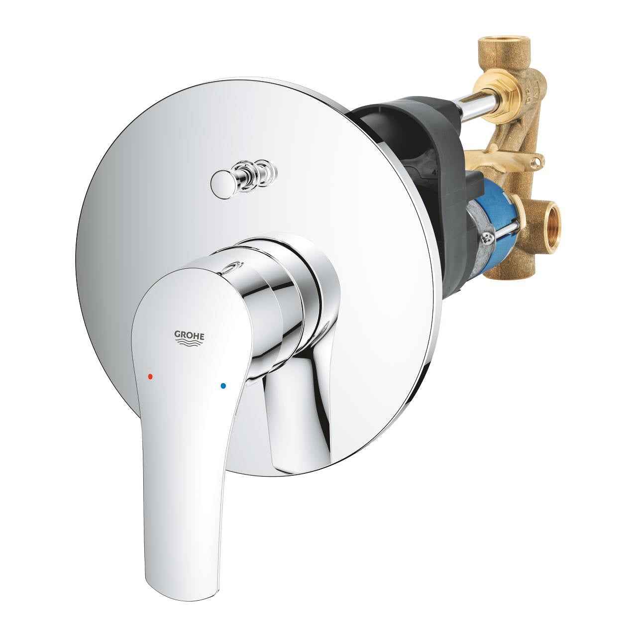GROHE Eurosmart Комплект смесител вграждане вана/душ с тяло 33 305 003