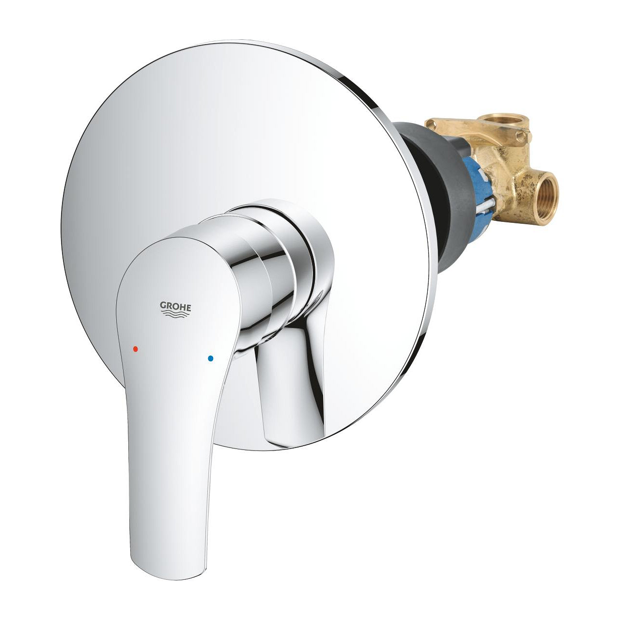 GROHE Eurosmart Комплект смесител вграждане душ с тяло 33 556 003 - Stonea.BG