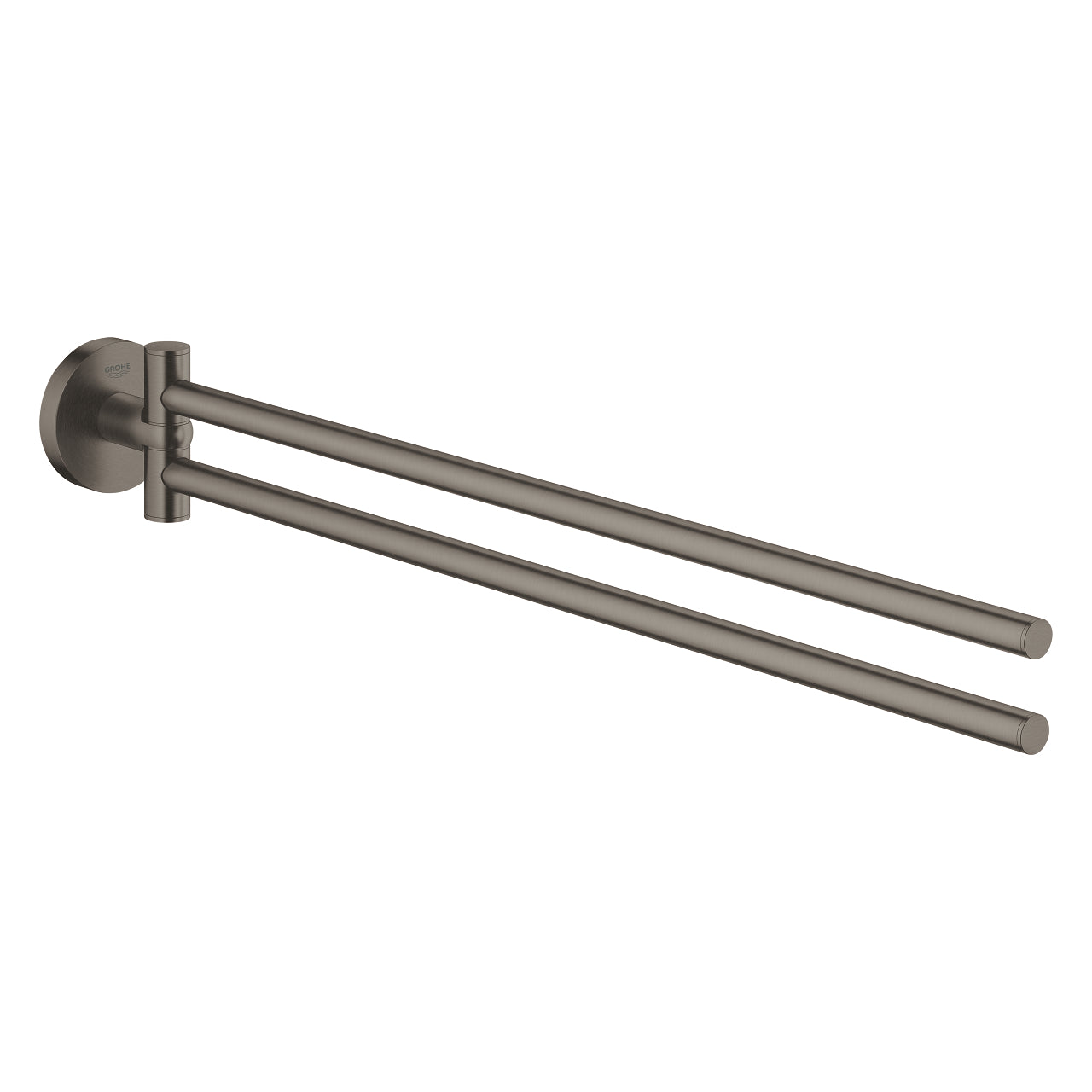 GROHE Essentials Двойна Поставка за Кърпи 437mm Brushed Hard Graphite 40371AL1 - Stonea.BG