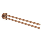 GROHE Essentials Поставка за Хавлии с Две Рамена 439mm Brushed Warm Sunset 40371DL1 - Stonea.BG