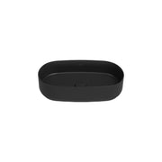Isvea INFINITY Мивка върху плот Елипса 55×36×12см Black черен мат 10NF65055-2N