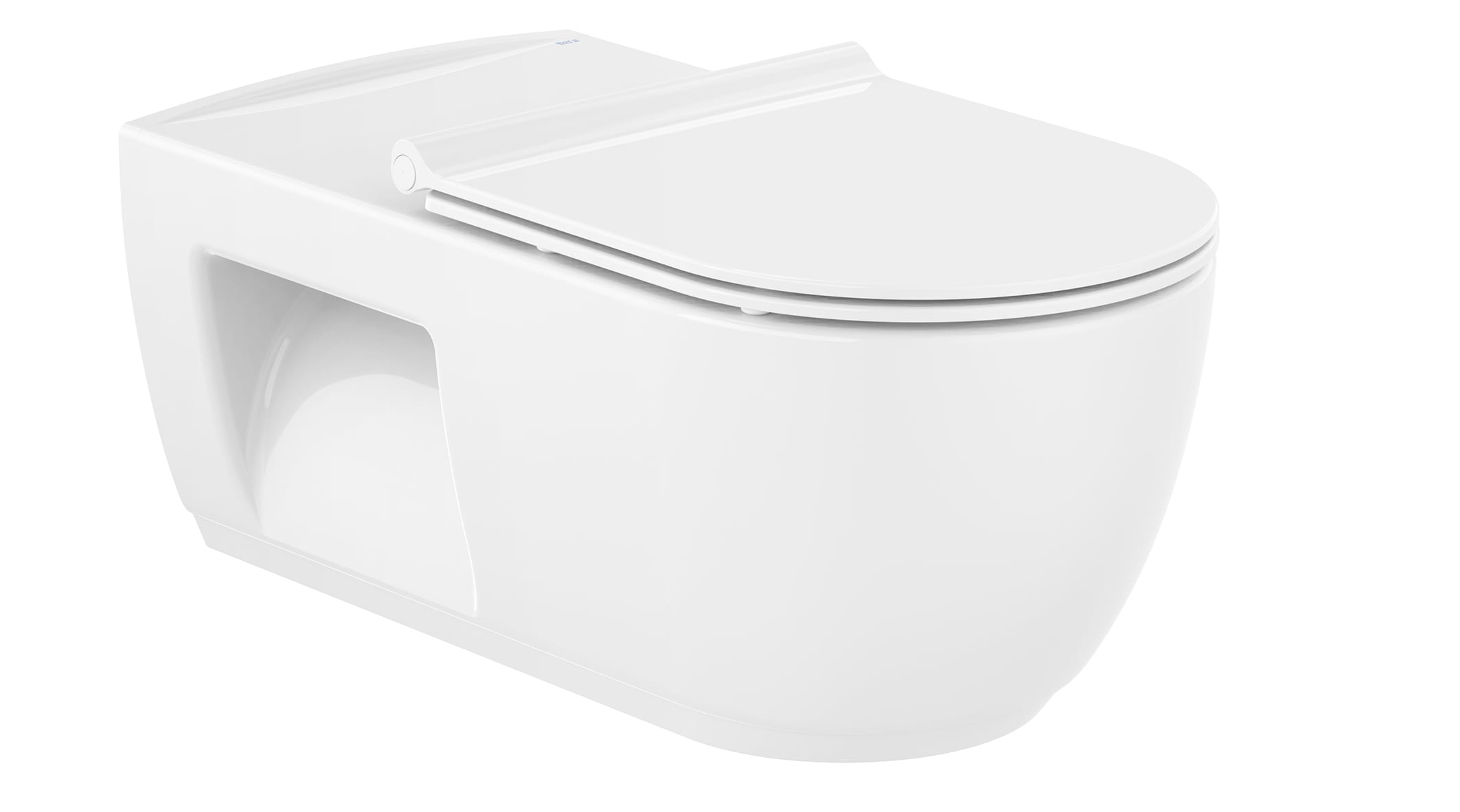 Roca Access Окачена тоалетна чиния Rimless за хора с намалена подвижност White A346236000
