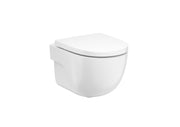 Roca Meridian Окачена компактна тоалетна чиния Rimless хоризонтално White A346244000