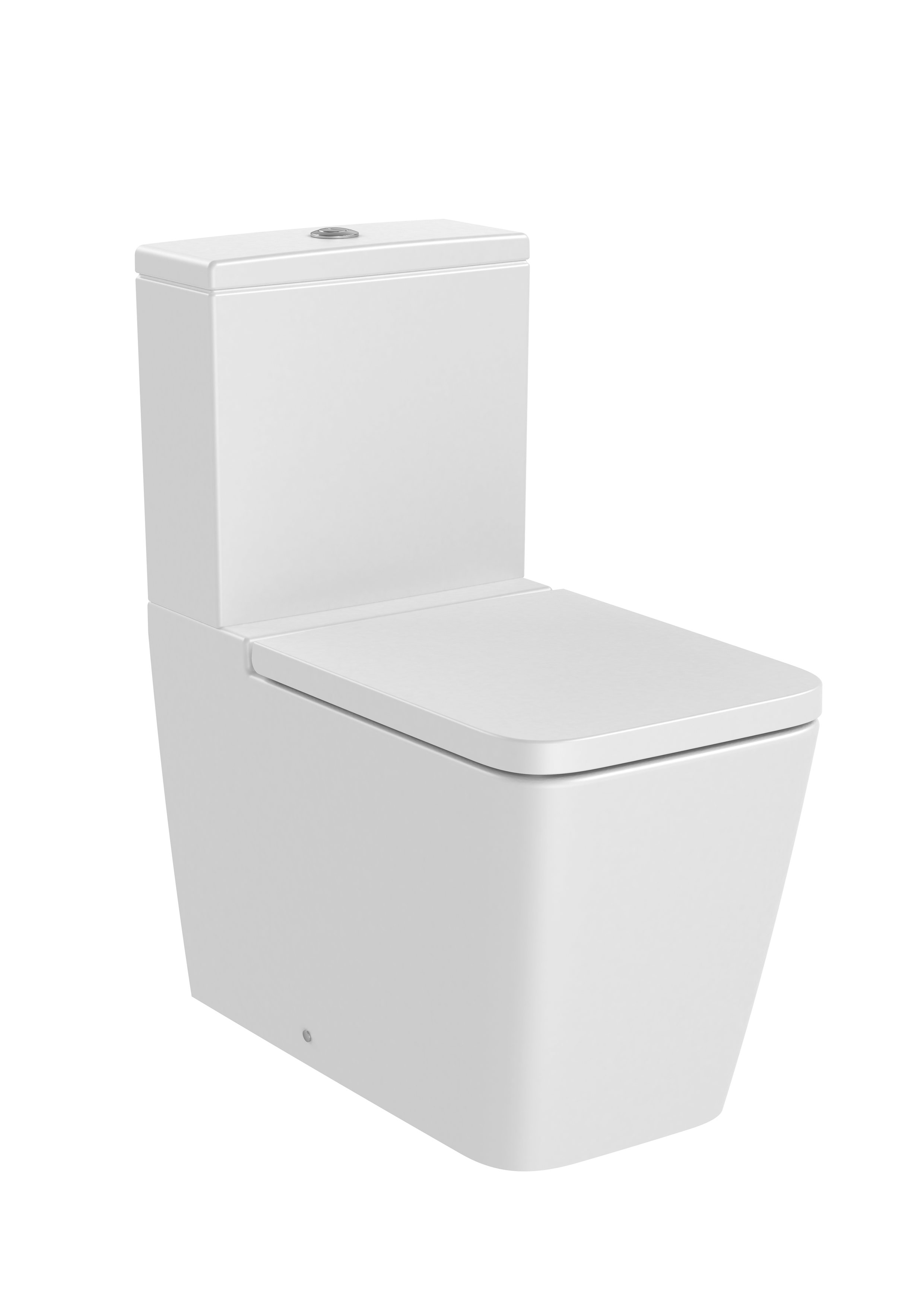 Roca Inspira Square Тоалетна чиния моноблок Rimless долепена до стената White A342536000