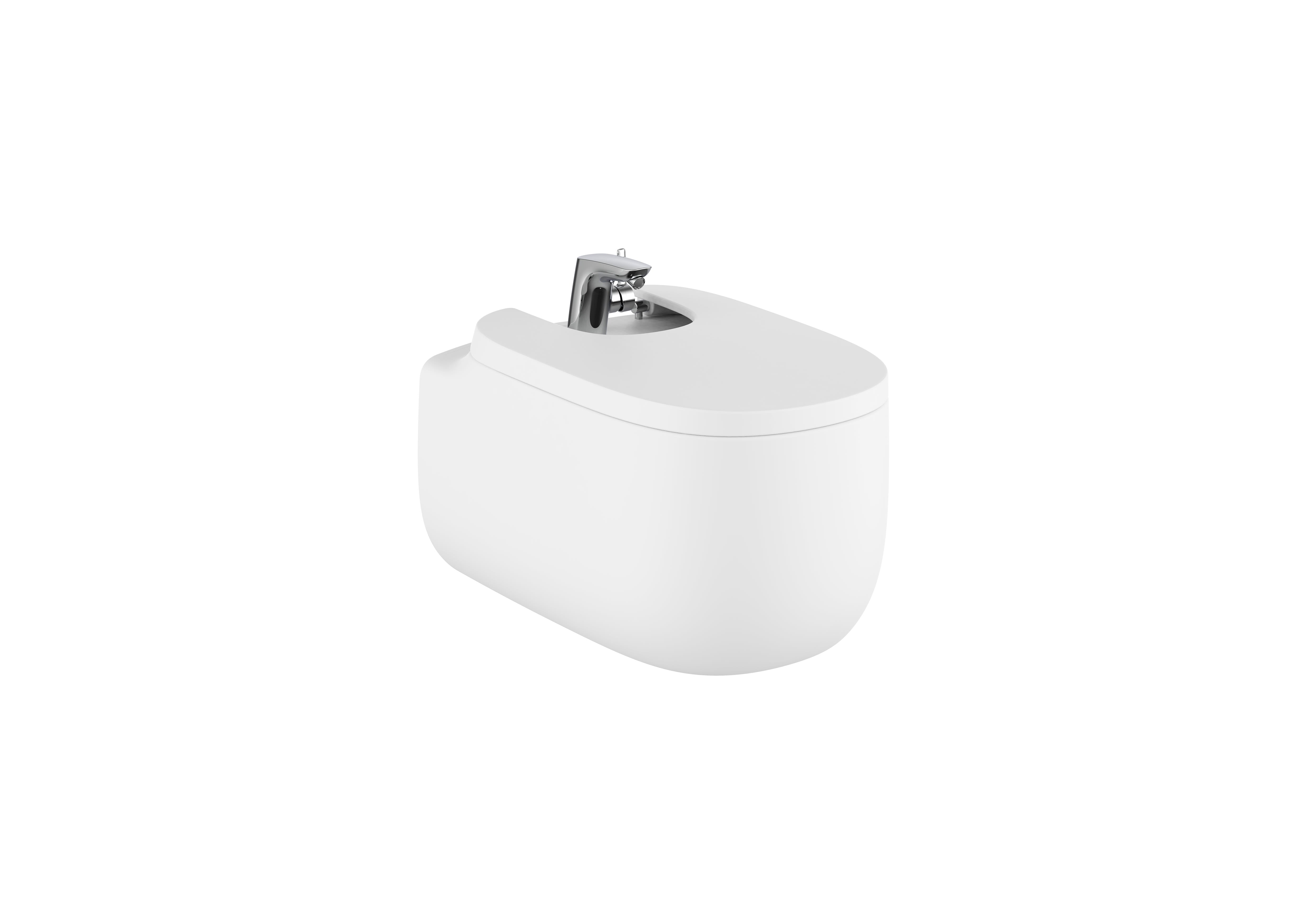 Roca Beyond Окачено Биде Стенен Монтаж Soft White A3570B6000 - Stonea.BG