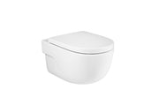 Roca Meridian Окачена тоалетна чиния Rimless хоризонтално овална White A34624L000