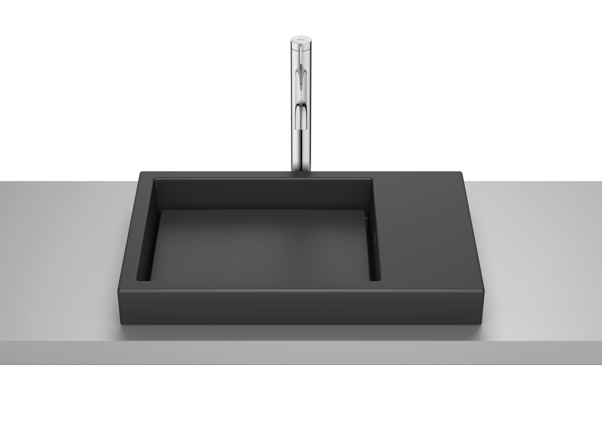 Roca Horizon Умивалник за Вграждане в Плот Rectangular Асиметричен Интегриран Плот White A32727500B - Stonea.BG
