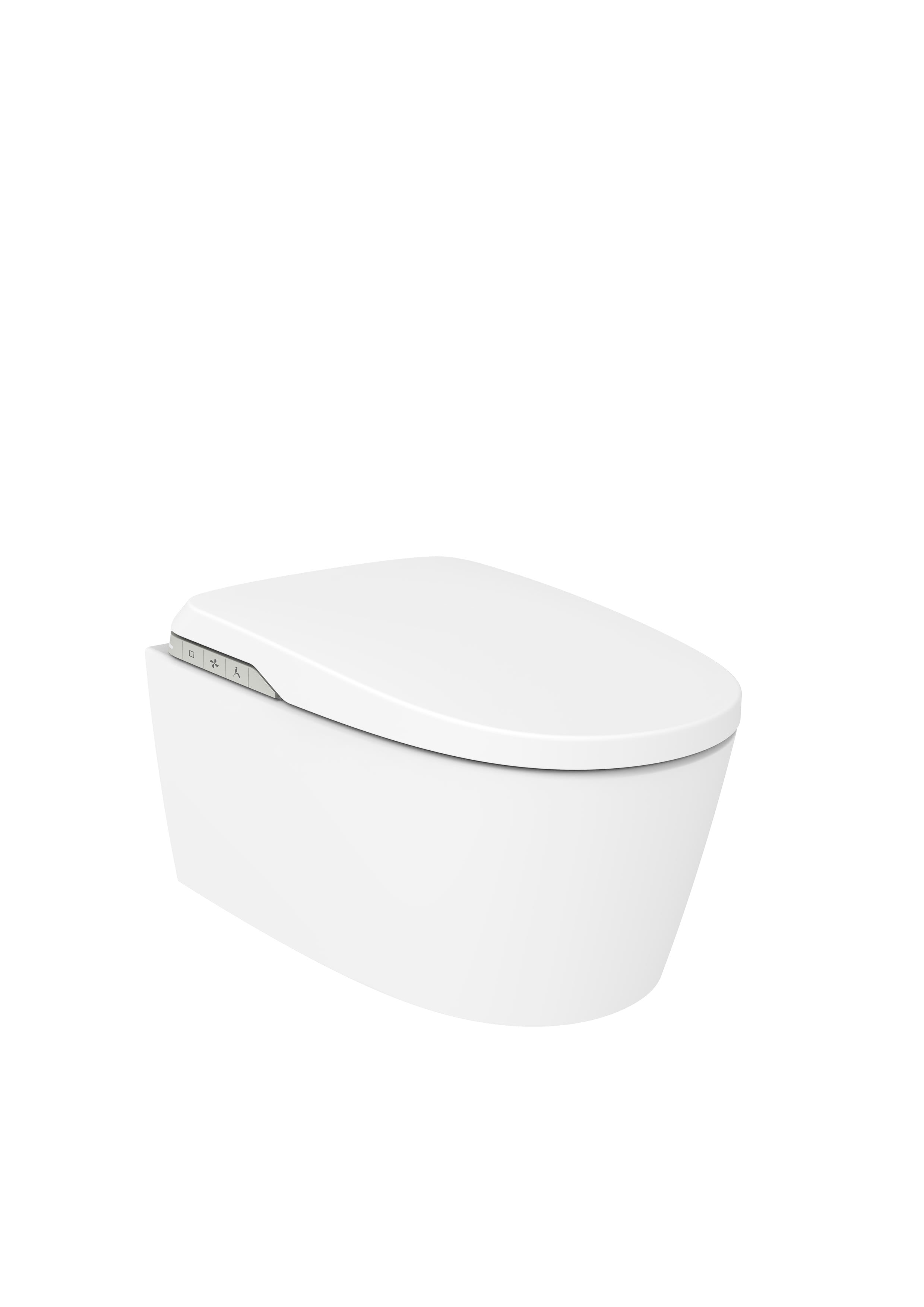 Roca In-Wash® Insignia In-tank® Смарт окачена Rimless Vortex с интегрирано казанче White A803104001