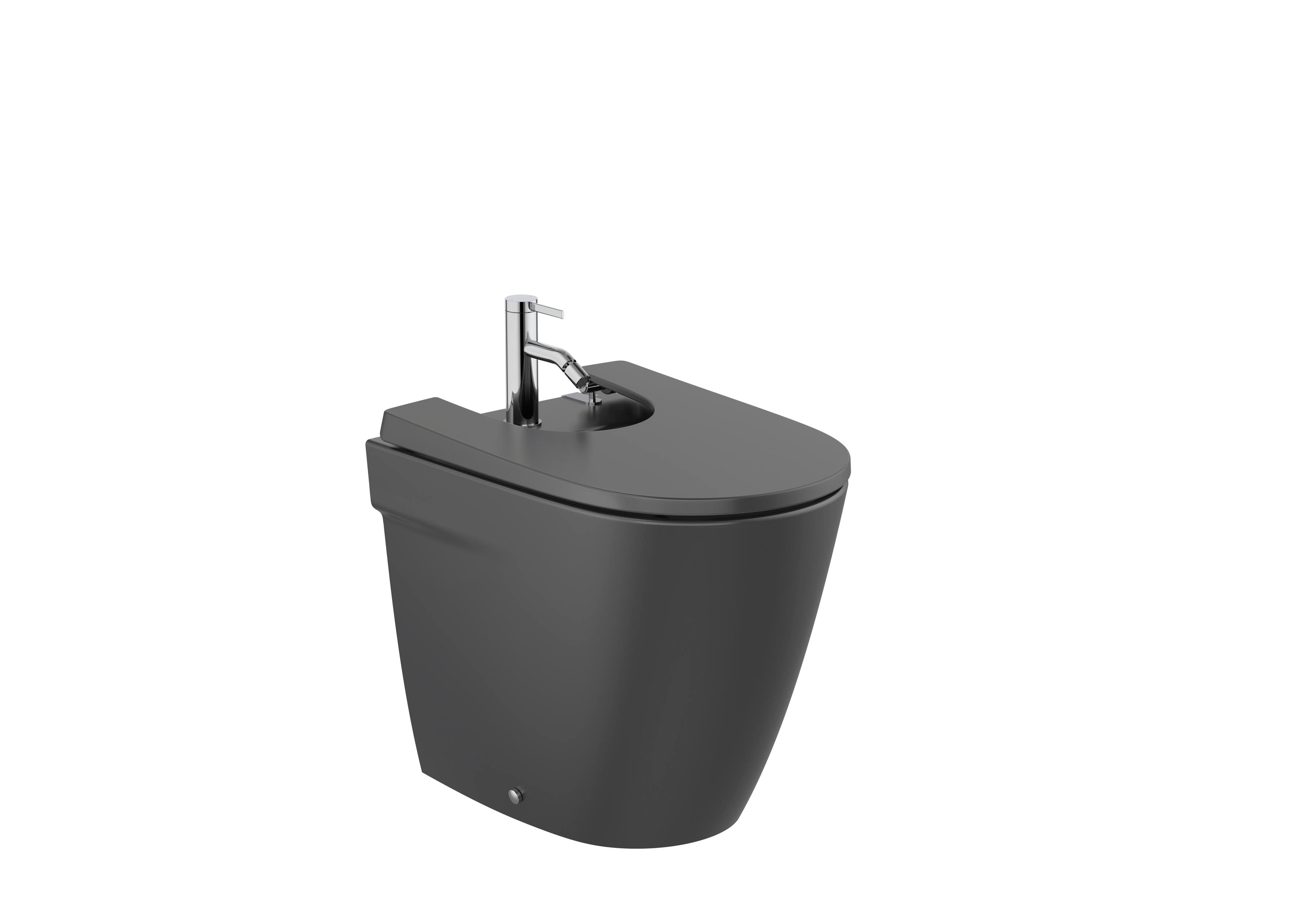 Roca Ona Стоящо Биде Долепено до Стената Glossy White A357687000 - Stonea.BG