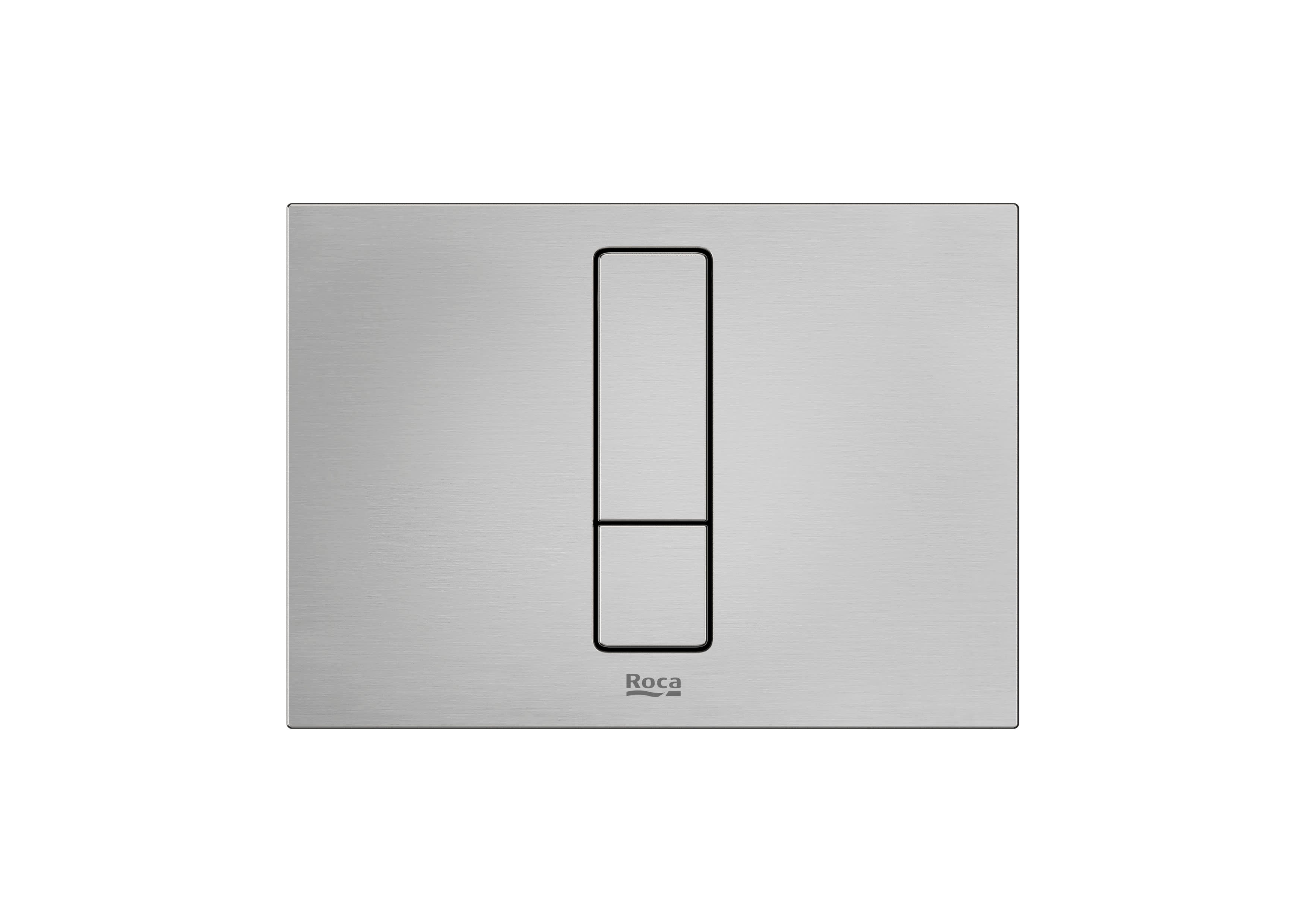 Roca Duplo S PS4 Двоен бутон Stainless Steel A890221304