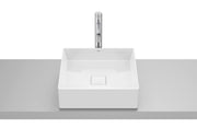 Roca Terra – Умивалник върху плот 40×40×12.5см White бял FINECERAMIC® A32787Y000
