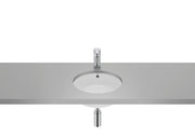 Roca The Gap – Овален умивалник под плот 35×35×16см White бял без отвор A3270YB000