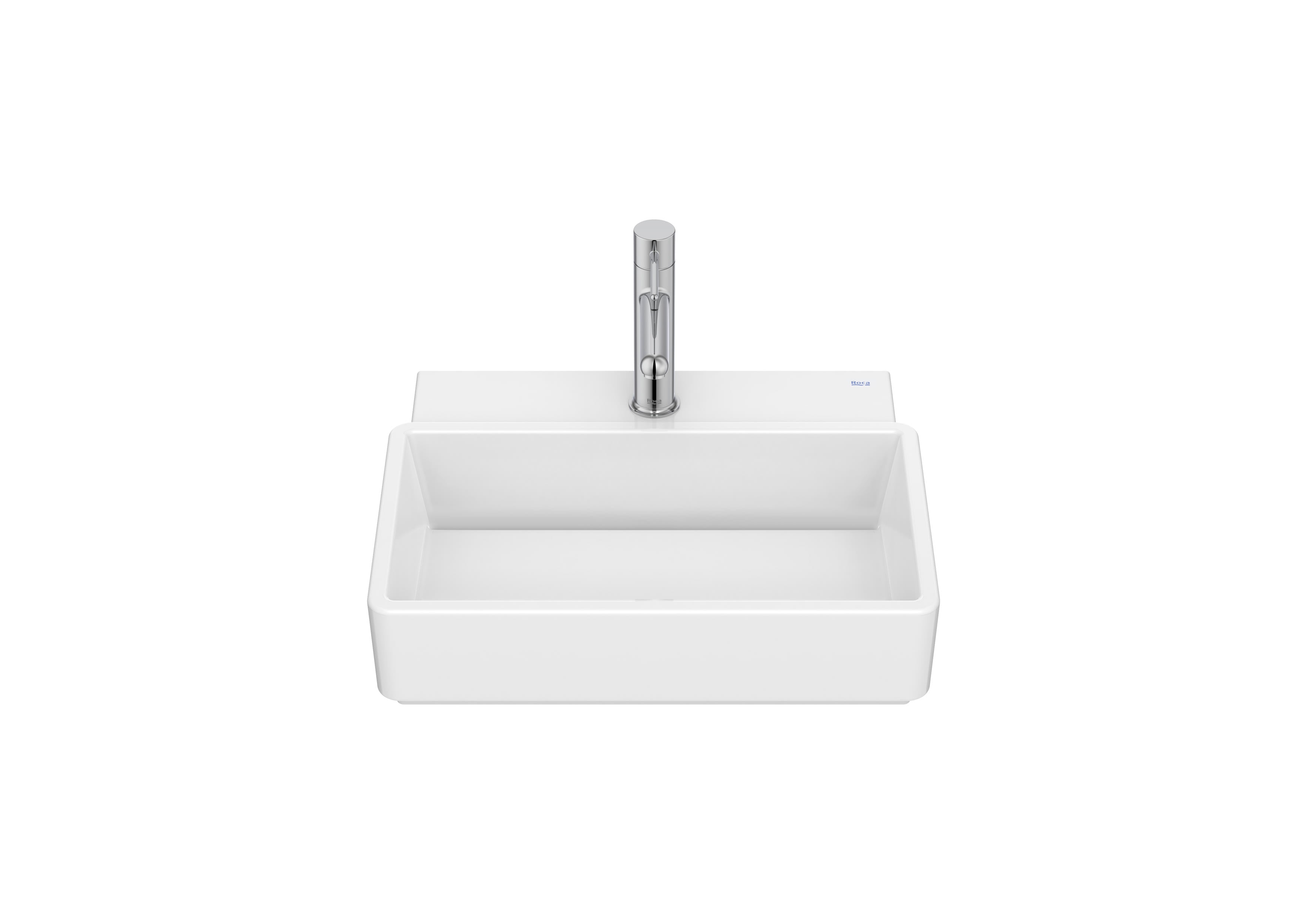 Roca Tura – Компактен умивалник за стенен монтаж 45×36×15см White бял A327690000