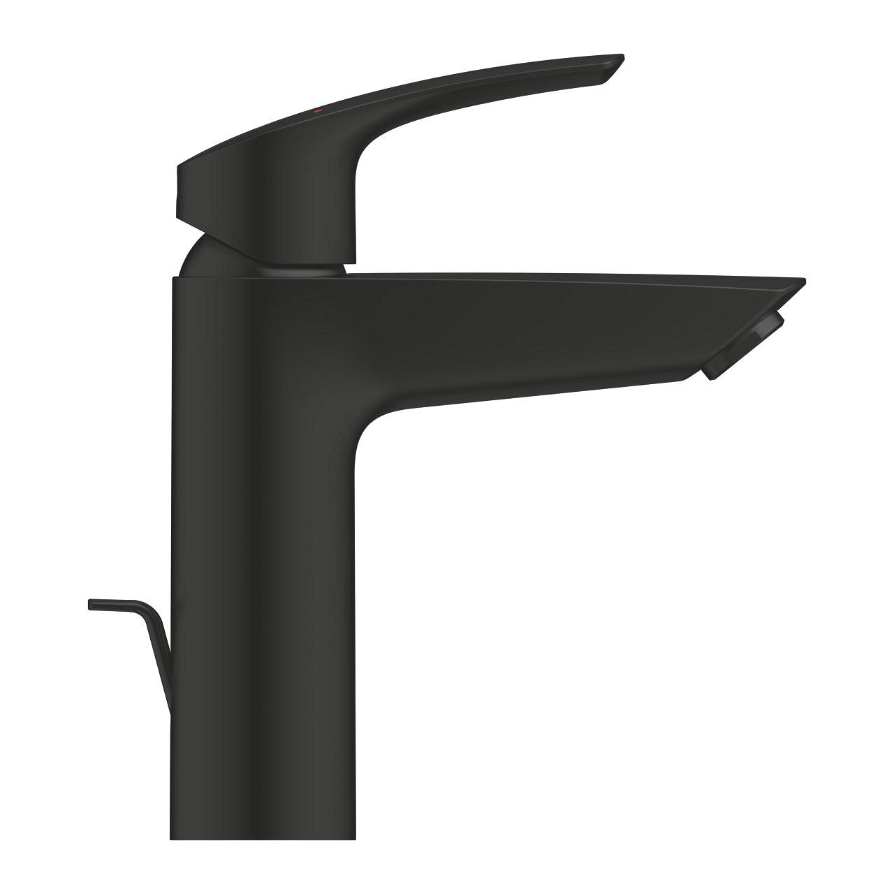 GROHE Eurosmart Смесител Умивалник M-размер с Изпразнител Matte Black 233222433 - Stonea.BG