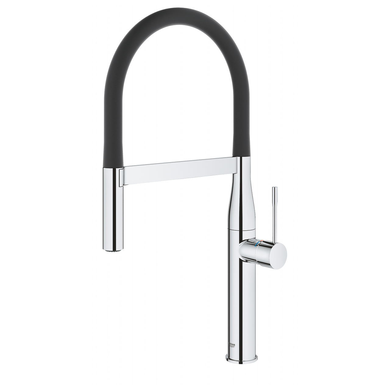 GROHE Essence Професионален Кухненски Смесител GROHFlexx Чучур 2 Функции Душ Аератор Завърта 360° Chrome 30294000 - Stonea.BG