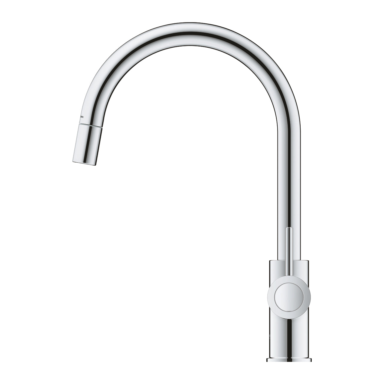 GROHE Bauclassic Кухненски Смесител Висок Издърпващ Се Чучур Завърта 360° Chrome 30573000 - Stonea.BG