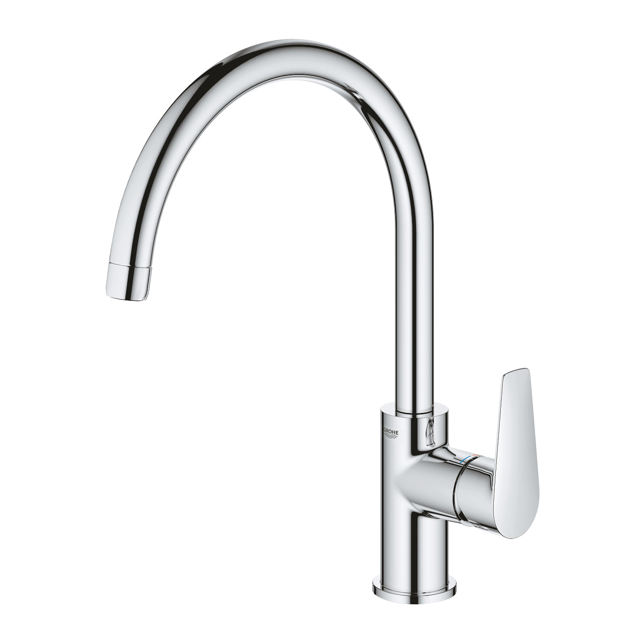 GROHE Bauedge Кухненски Смесител Висок Чучур Завърта 140° Chrome 31367001 - Stonea.BG