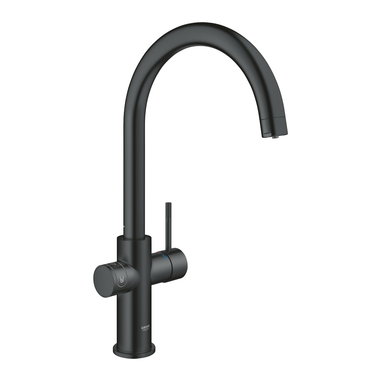 GROHE Blue Home Кухненски Смесител С-чучур Matte Black 31455KS1 - Stonea.BG