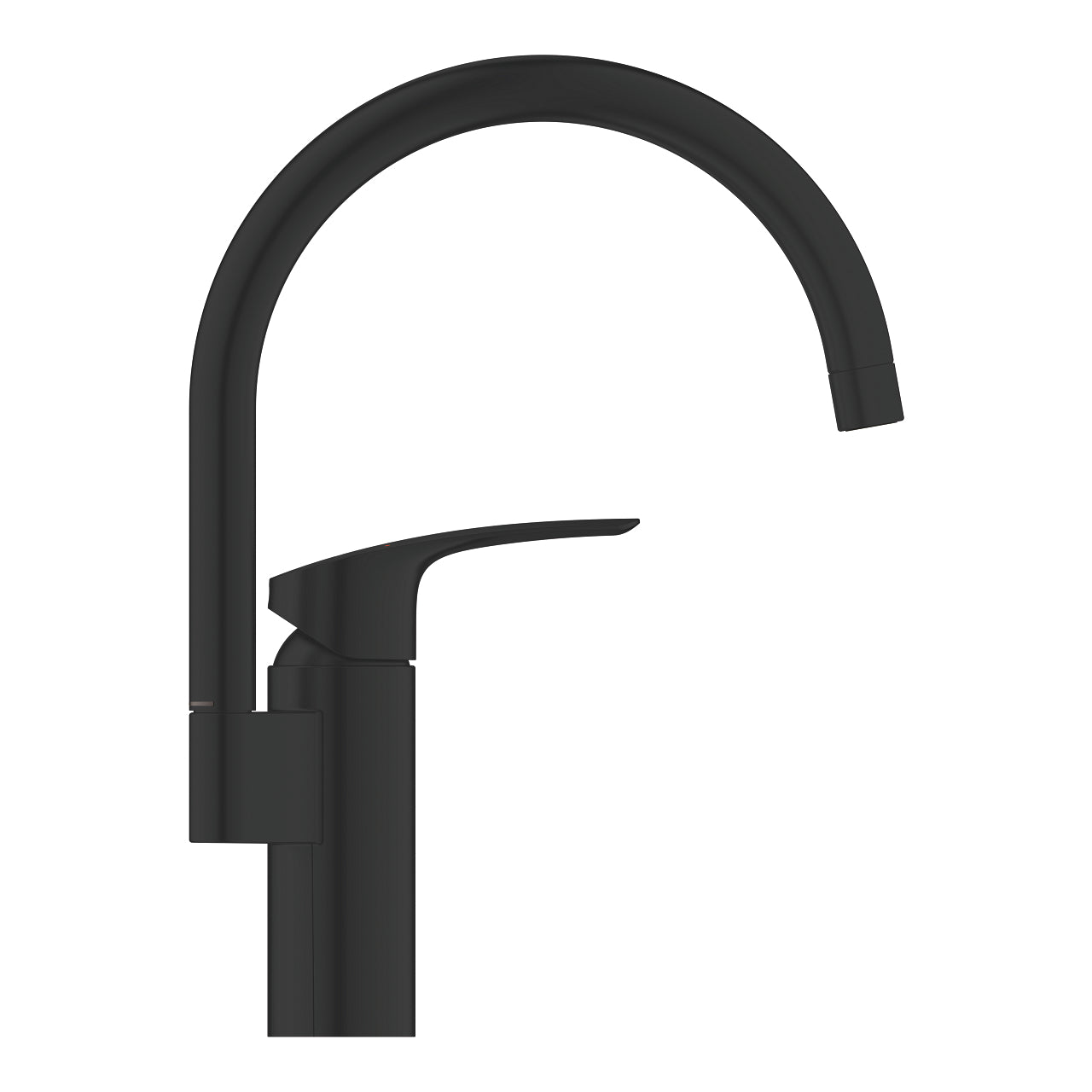 GROHE Eurosmart Кухненски Смесител Висок С-чучур Matte Black 332022433 - Stonea.BG