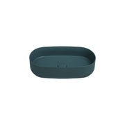 Isvea INFINITY Мивка върху плот Елипса 55×36×12см Petrol Green петролно зелено мат 10NF65055-2P