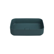 Isvea INFINITY Мивка върху плот Правоъгълна 50×36×12см Petrol Green петролно зелено мат 10NF65050-2P